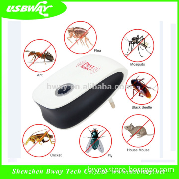 Children portable ultrasonic electromagnetic pest repeller with electronic plug outdoor pest and animal repeller